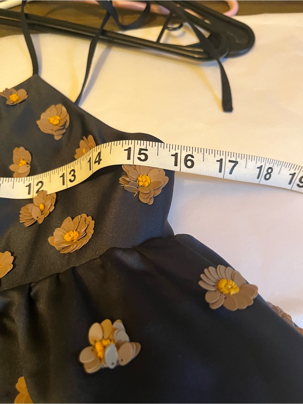 NWT Anthropologie size 4 Calysta midi dress with tie straps - Picture 9 of 11